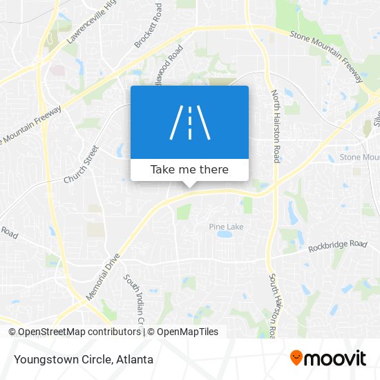 Mapa de Youngstown Circle