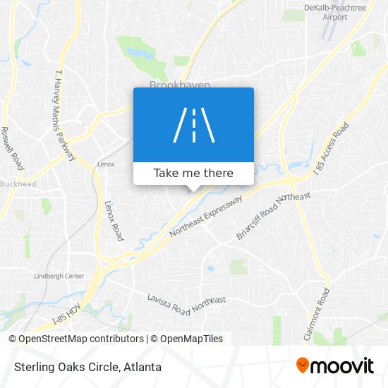 Sterling Oaks Circle map