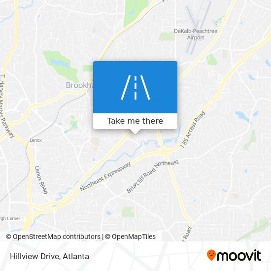 Hillview Drive map