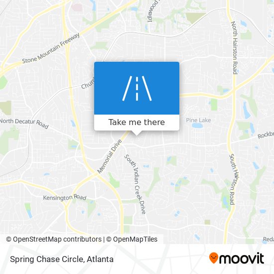 Spring Chase Circle map