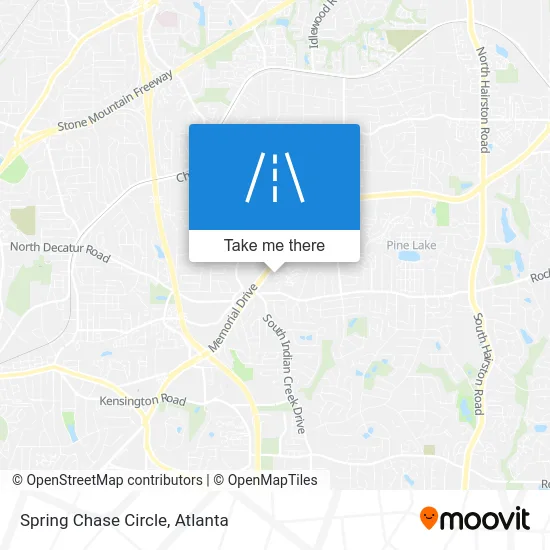 Spring Chase Circle map