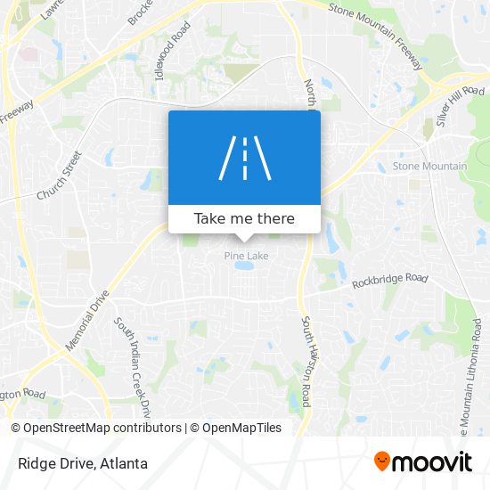 Ridge Drive map