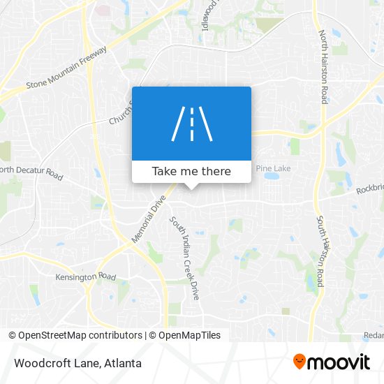 Mapa de Woodcroft Lane