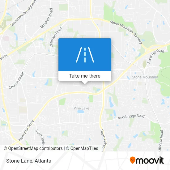 Stone Lane map