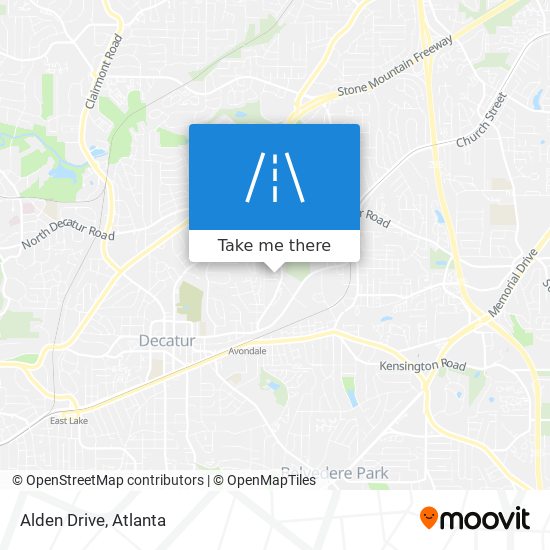 Mapa de Alden Drive