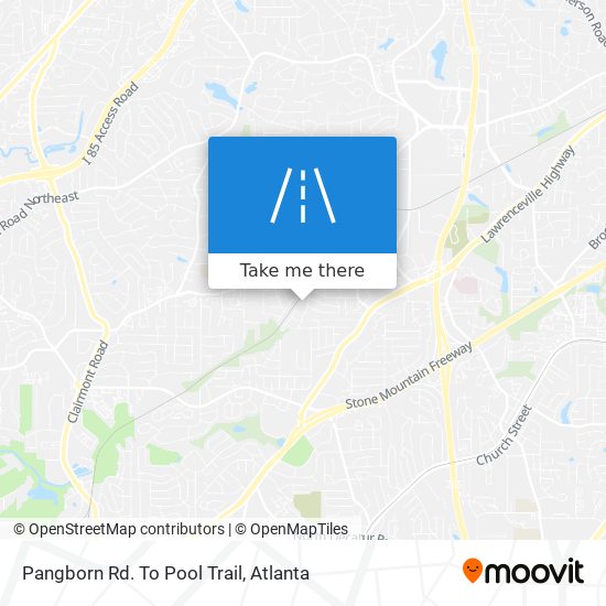 Pangborn Rd. To Pool Trail map