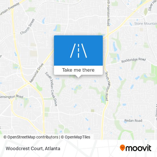 Woodcrest Court map