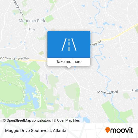 Maggie Drive Southwest map