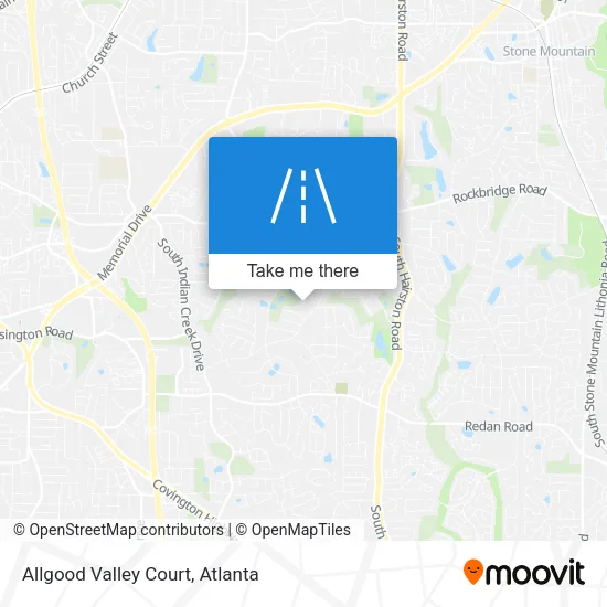 Allgood Valley Court map