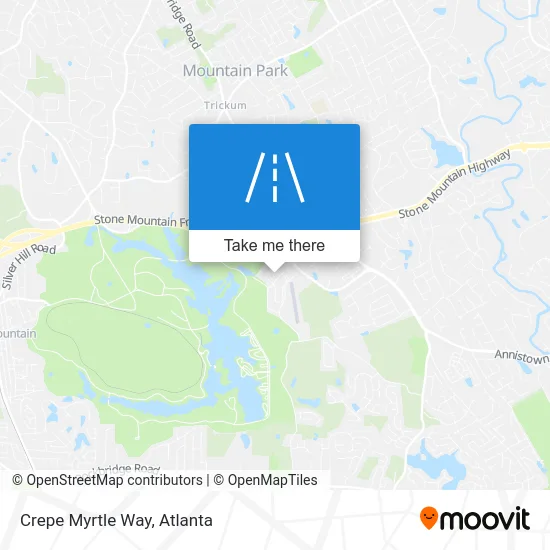 Crepe Myrtle Way map