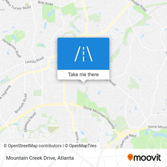 Mapa de Mountain Creek Drive