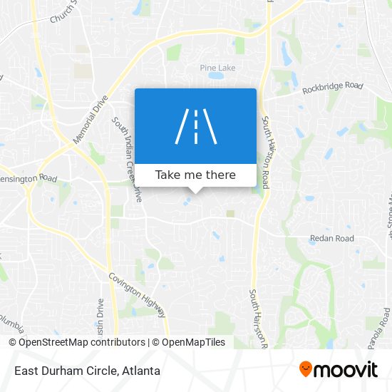 Mapa de East Durham Circle