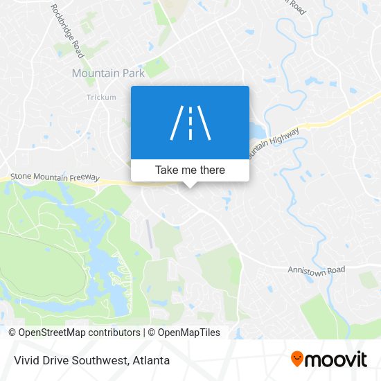 Mapa de Vivid Drive Southwest