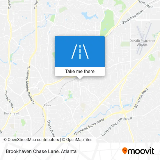 Brookhaven Chase Lane map