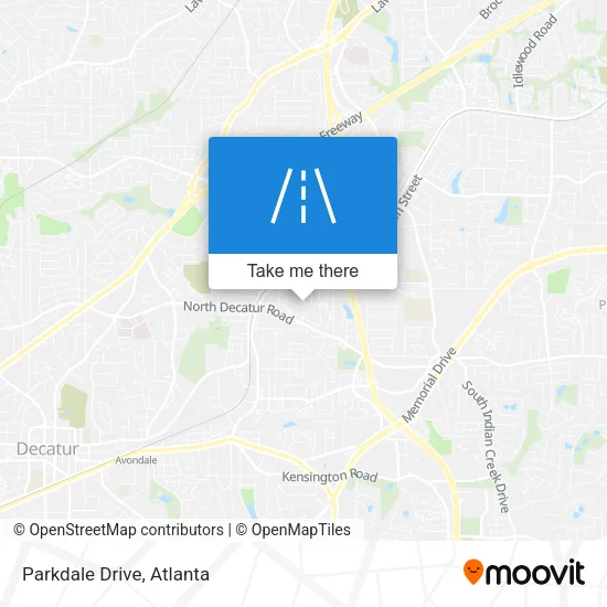 Mapa de Parkdale Drive