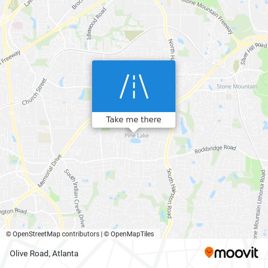 Mapa de Olive Road