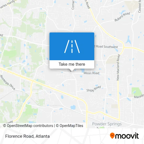 Florence Road map