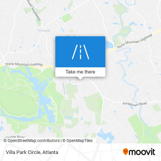 Villa Park Circle map