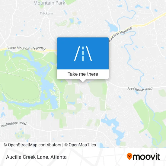 Aucilla Creek Lane map