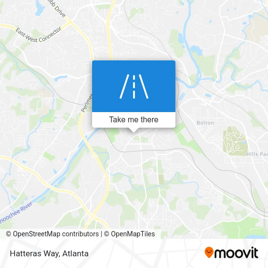 Hatteras Way map