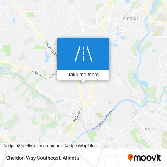 Mapa de Sheldon Way Southeast