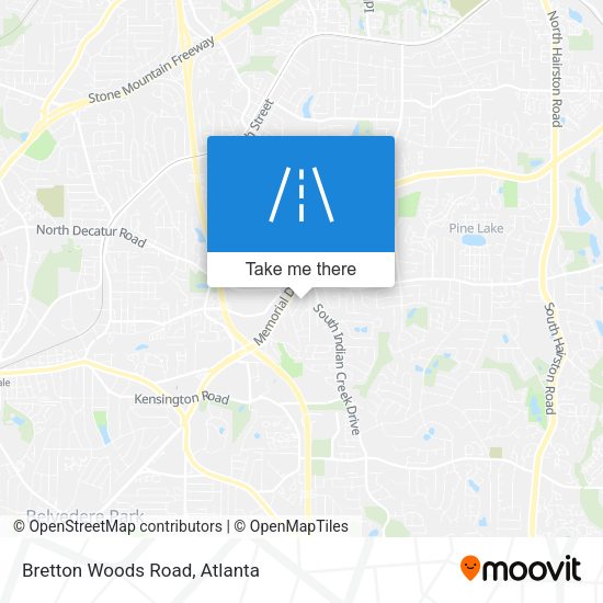 Mapa de Bretton Woods Road