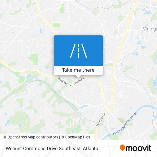 Wehunt Commons Drive Southeast map