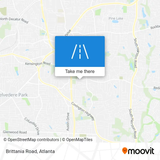 Mapa de Brittania Road