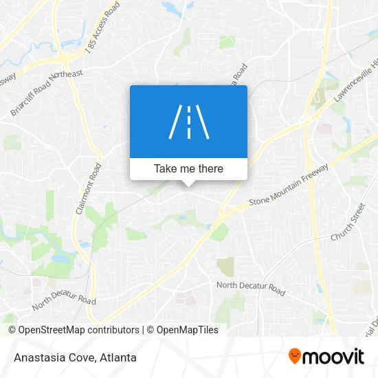 Anastasia Cove map
