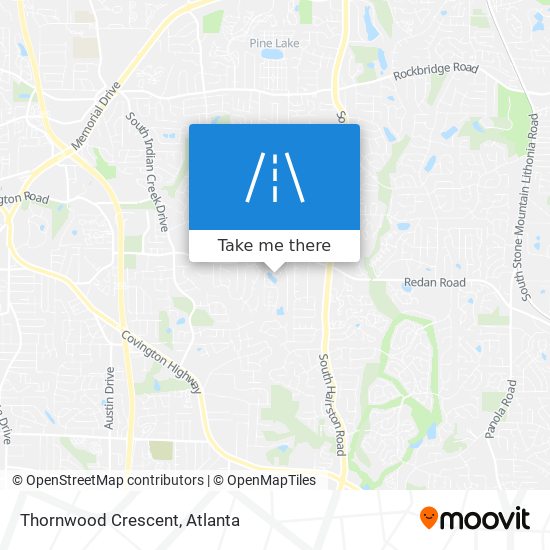 Mapa de Thornwood Crescent