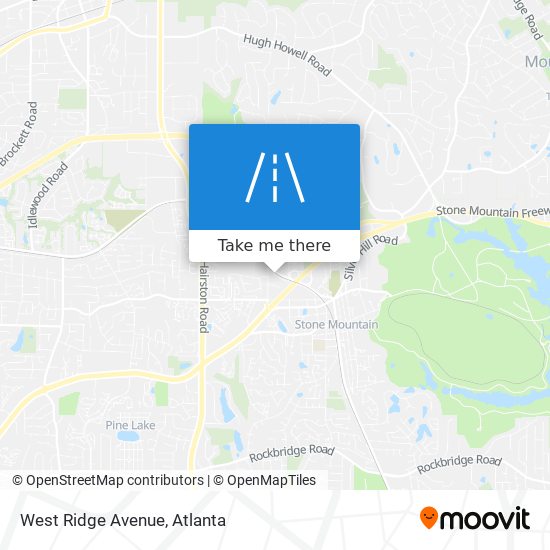 Mapa de West Ridge Avenue