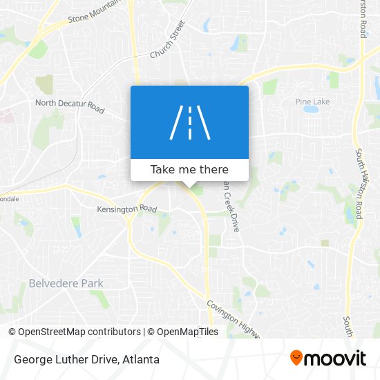 George Luther Drive map