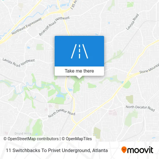 11 Switchbacks To Privet Underground map