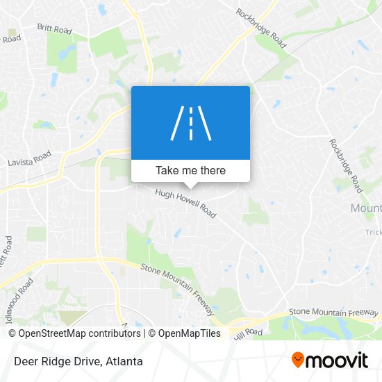 Mapa de Deer Ridge Drive