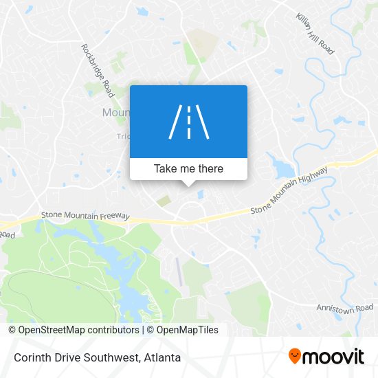 Mapa de Corinth Drive Southwest