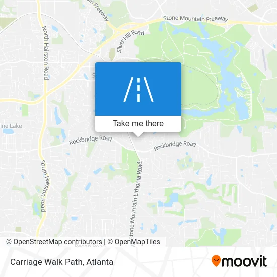 Carriage Walk Path map