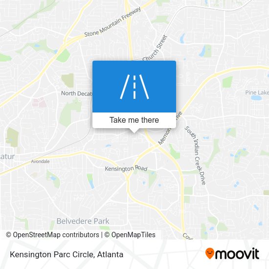 Kensington Parc Circle map