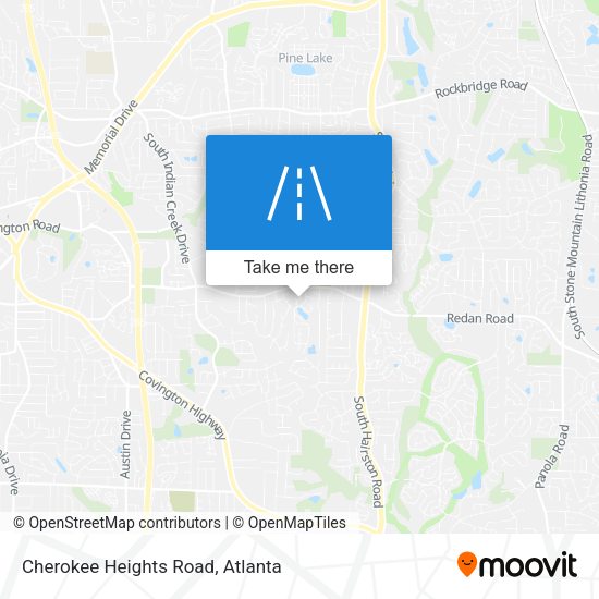 Mapa de Cherokee Heights Road