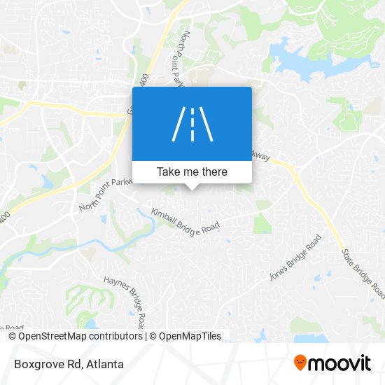 Boxgrove Rd map