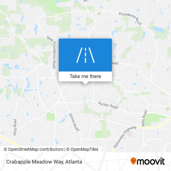 Crabapple Meadow Way map