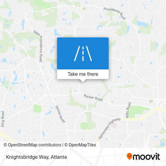 Mapa de Knightsbridge Way