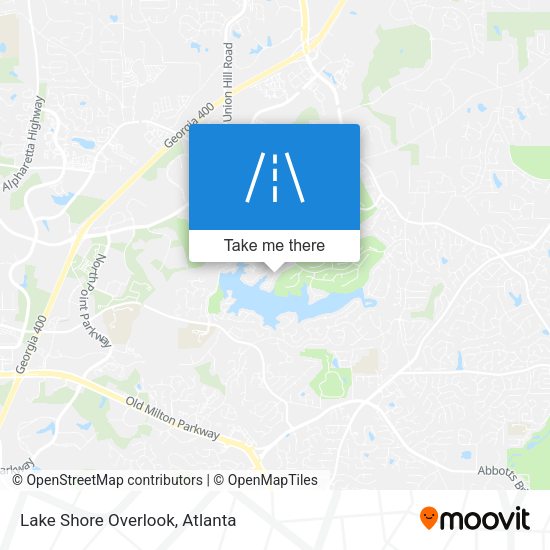 Lake Shore Overlook map