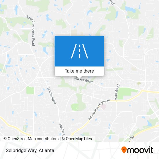 Mapa de Selbridge Way