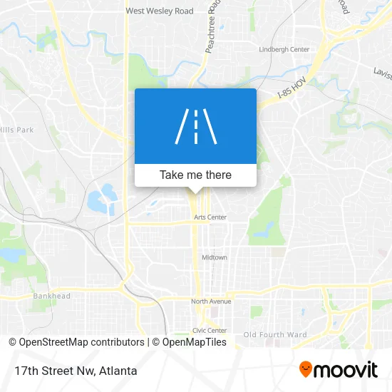 17th Street Nw map