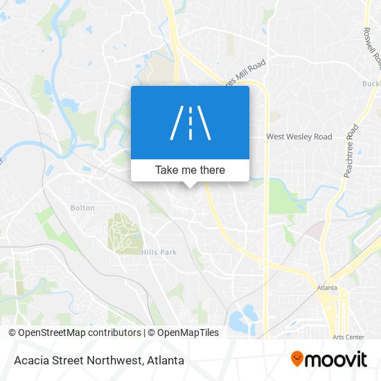 Mapa de Acacia Street Northwest