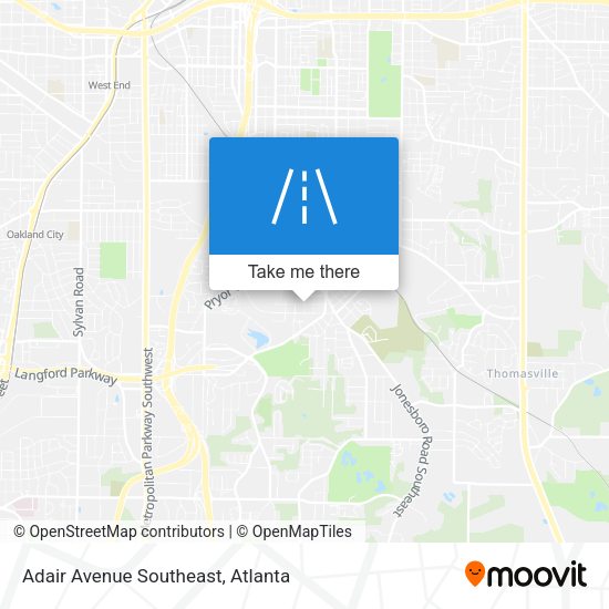 Mapa de Adair Avenue Southeast