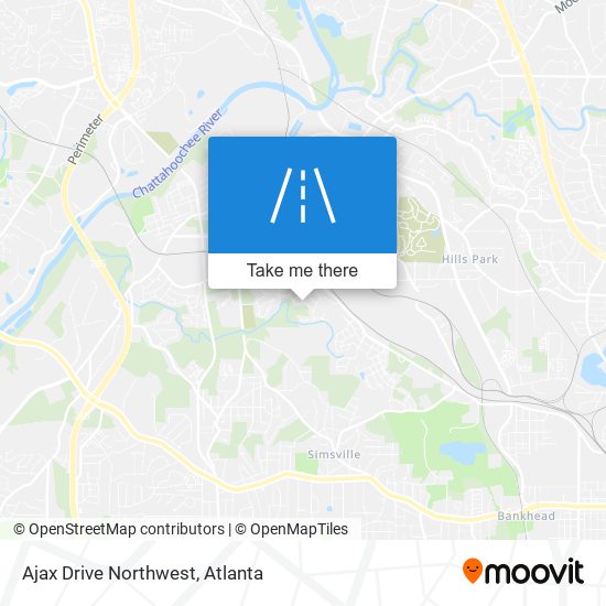 Ajax Drive Northwest map