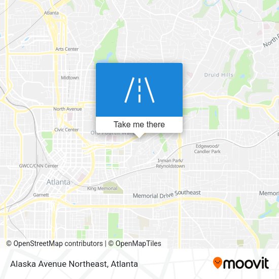 Mapa de Alaska Avenue Northeast
