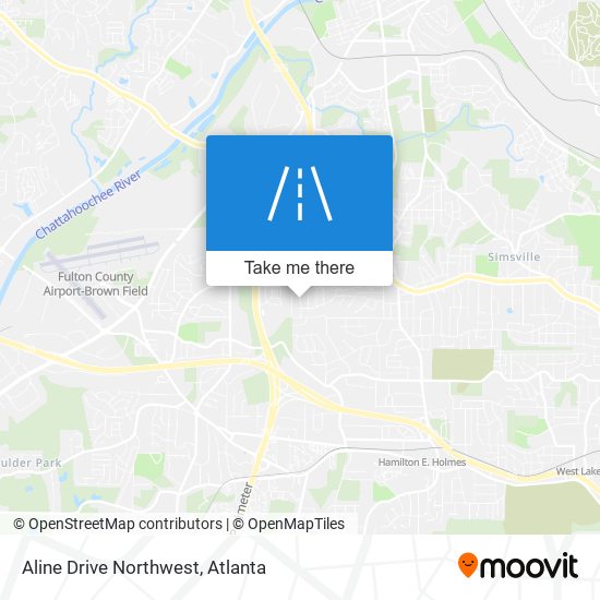 Mapa de Aline Drive Northwest