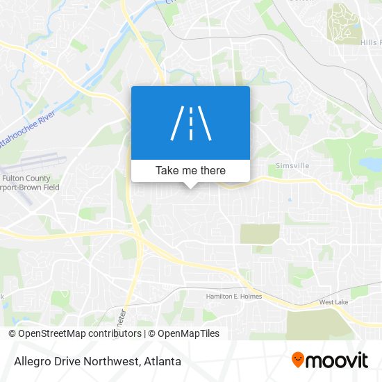 Mapa de Allegro Drive Northwest